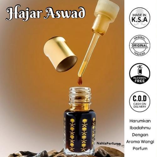 Minyak wangi hajar aswad asli kabah/Minyak hajar aswad ori/parfum wangi hajar aswad wangi tahan lama