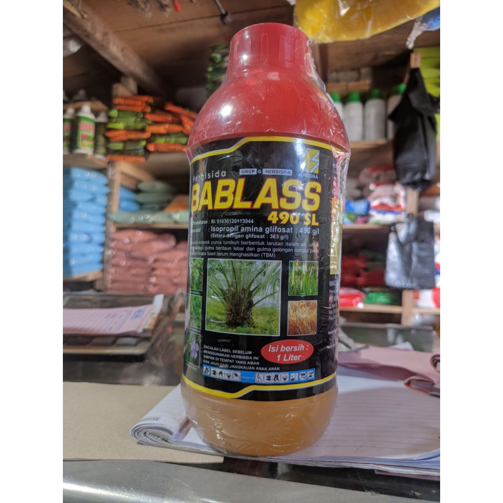 OBAT RUMPUT RACUN RUMPUT PEMBASMI GULMA MERK BABLAS 490SL