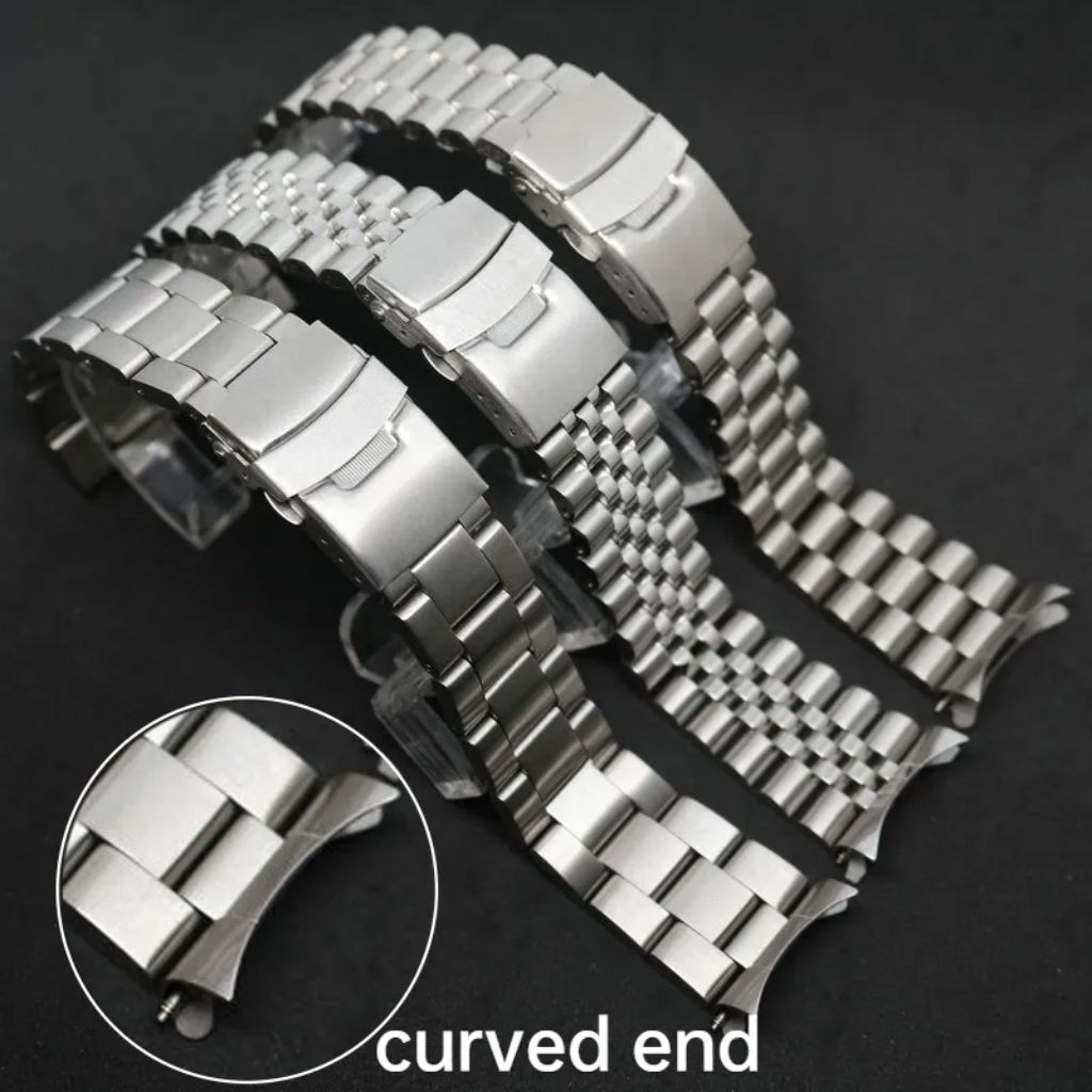 Tali strap jam tangan Seiko Rantai stainless steel Rante 22mm 22