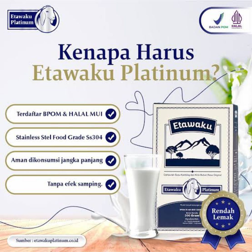

Etawaku Platinum Susu Asli Kambing Etawa Untuk Atasi Pernafasan Terbaik