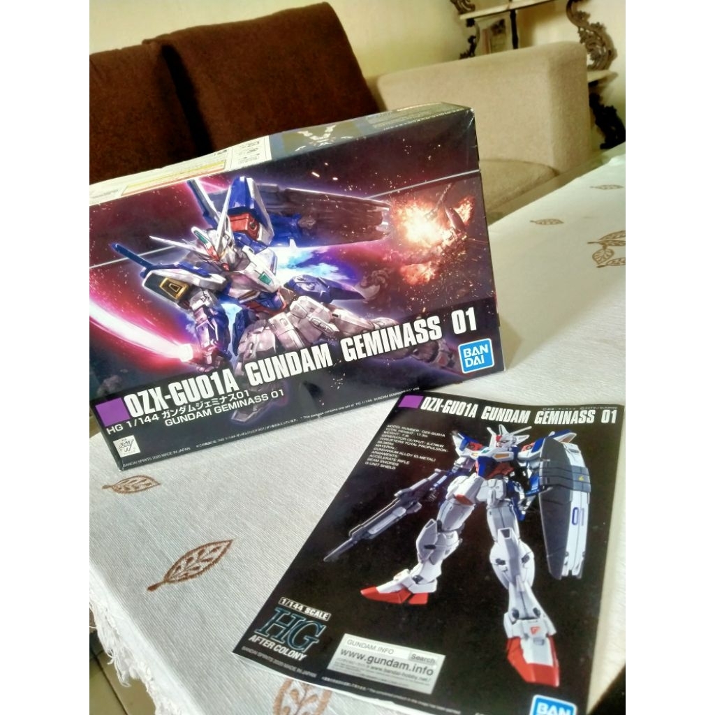 Box & Manual P-Bandai HG Geminass