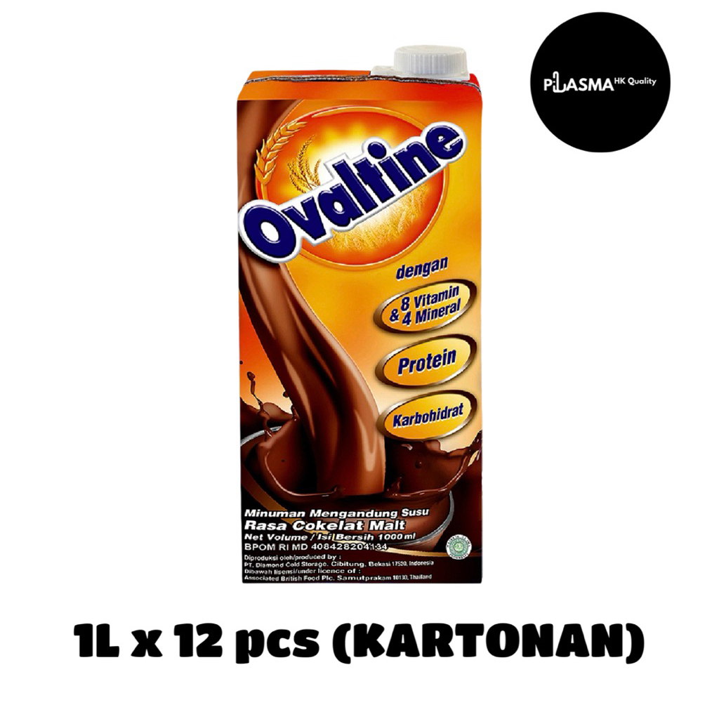 

Susu Ovaltine UHT Choco Malt 1L x 12 Kartonan
