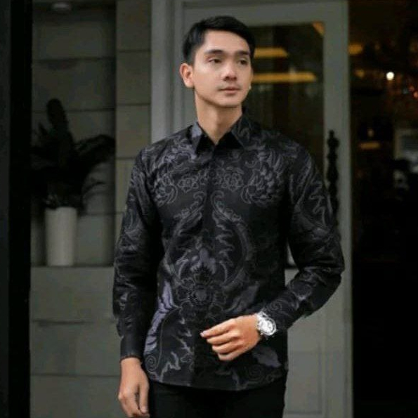 Kemeja Batik Pria Dewasa Lengan Panjang Motif Dan Corak Terbaru / Baju Batik Pria Dewasa Lengan Panj