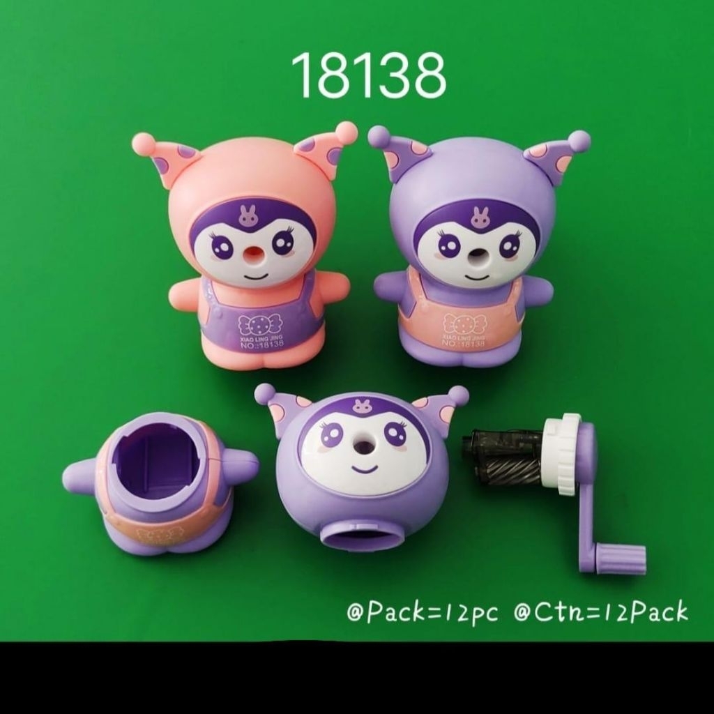 

RAUTAN PENSIL PUTAR SERI KUROMI/ Rautan MejaKUROMI 18138/Sharpener