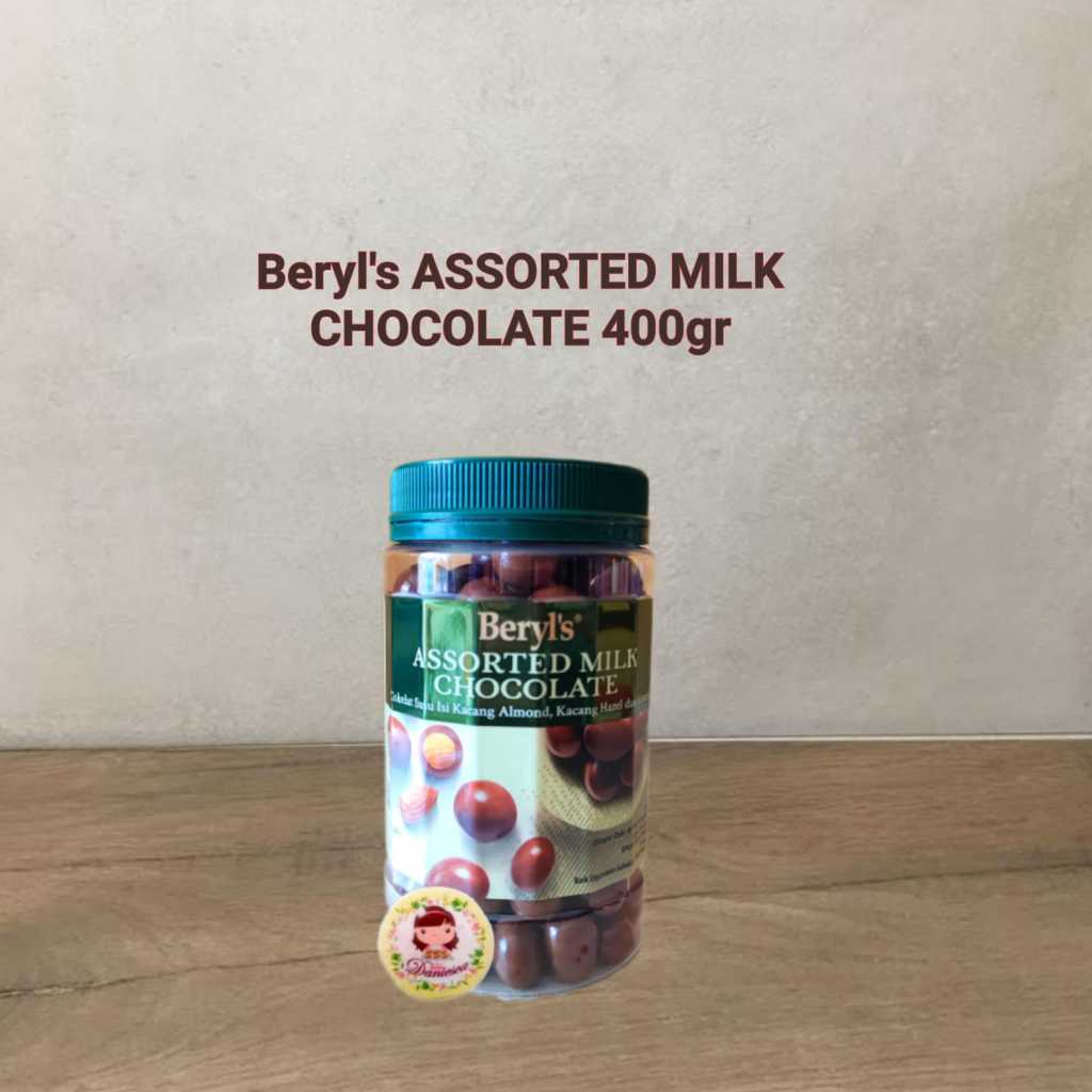 

QH Beryls coklat malaysia toples jar coklat almond Classic Tiramisu Almond Green Tea Milk White