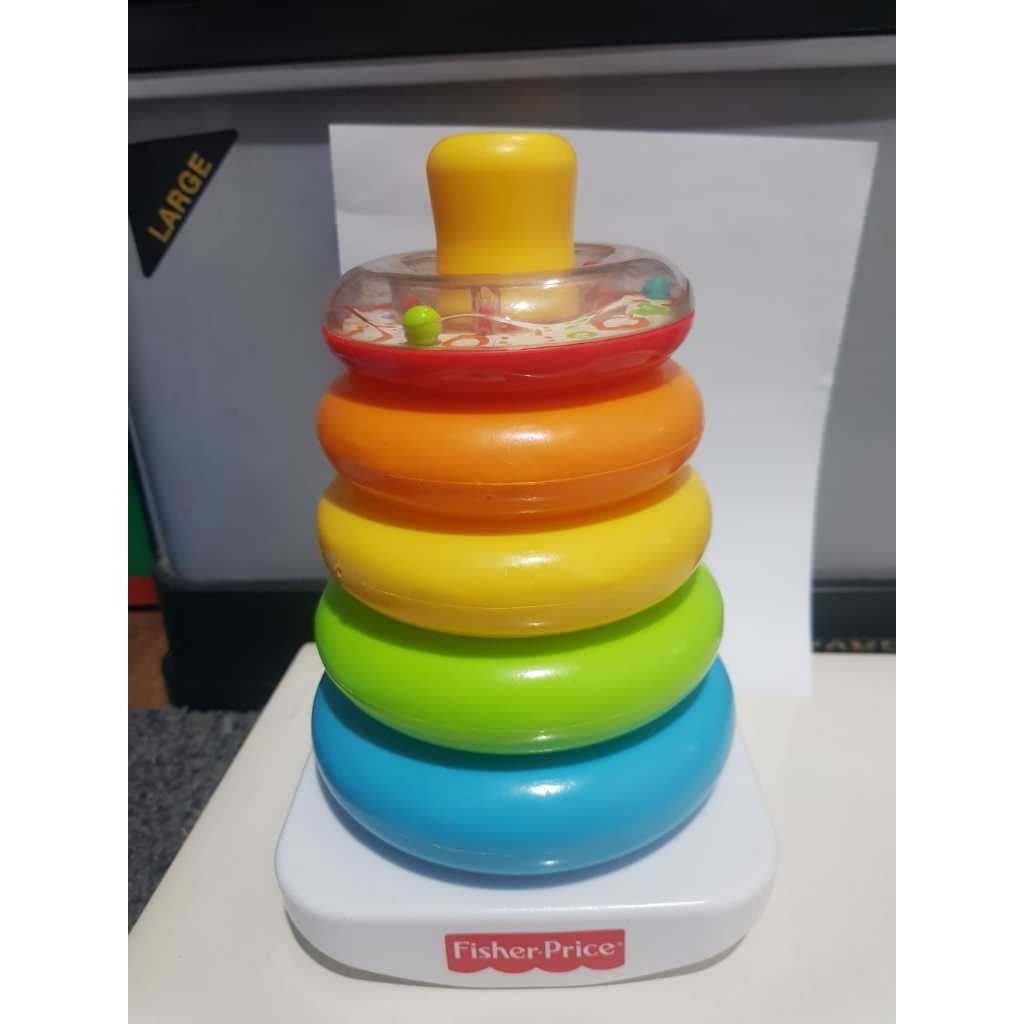 Fisher price brilliant basics rock a stack preloved