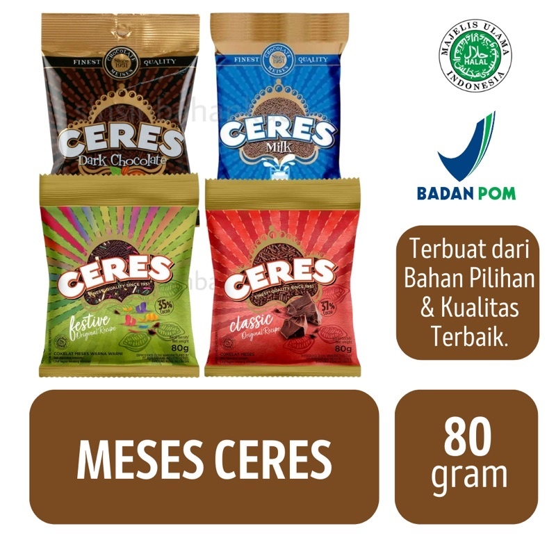 

Meses Ceres Classic / Festive / Milk / Dark Chocolate [75-90gram]