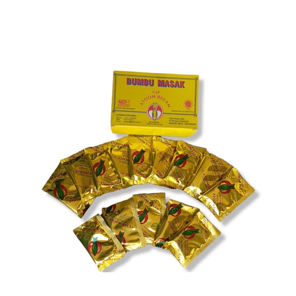 

Atoom Bulan Bumbu Masak | Atoom Penyedap Rasa @7 gram