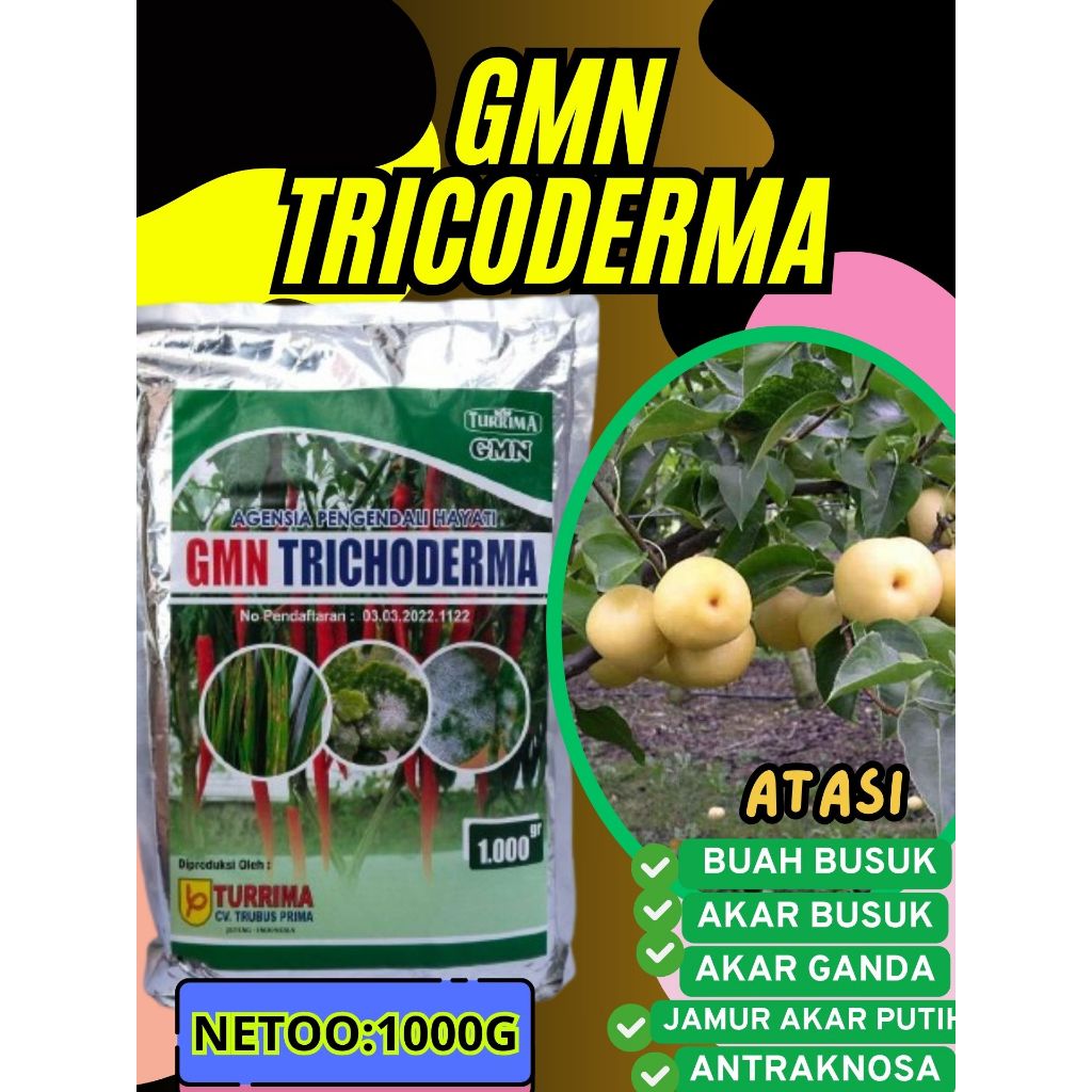 PANEN MELIMPAH  Trichoderma Asperellum, Trichoderma Alami, Trichoderma Atriviride Isi 1kg