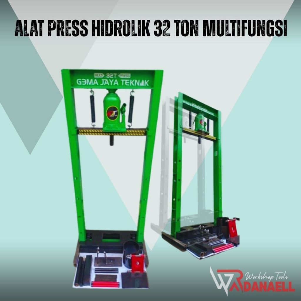 Multi Press 20 Ton Manual Hidrolik | Alat Bengkel Kruk As, Velg, Arm, Chasis Motor
