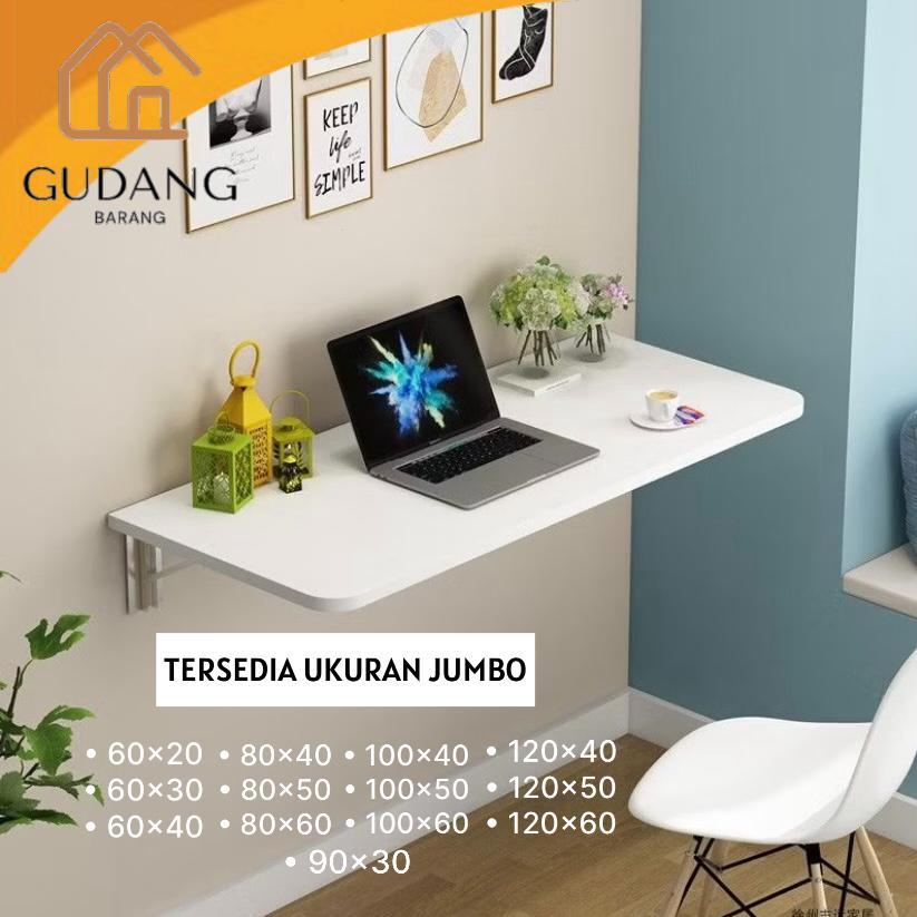 Meja Lipat Dinding Jumbo Belajar Portable / Meja Belajar Minimalis / Meja Lipat Dinding / Meja Dindi