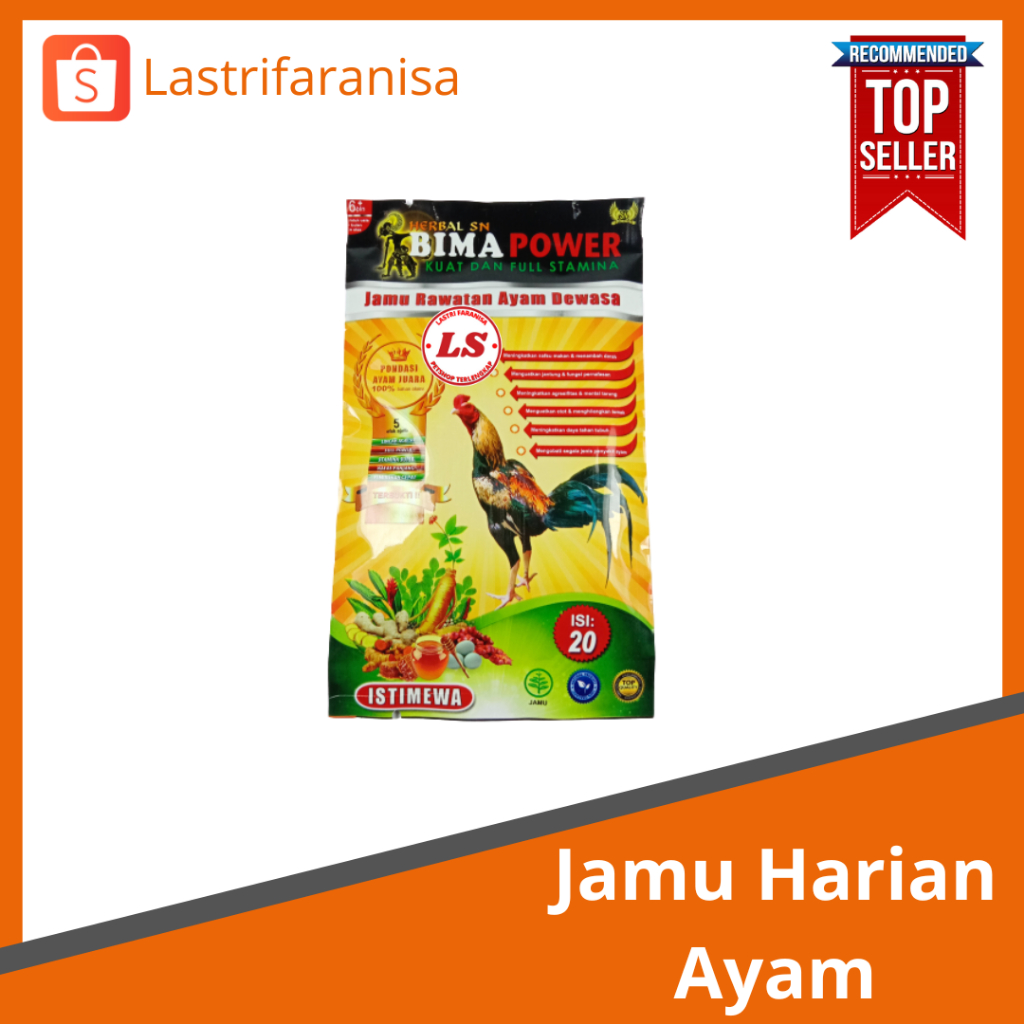 BIMA POWER Jamu Ayam Jamu Turun Mental