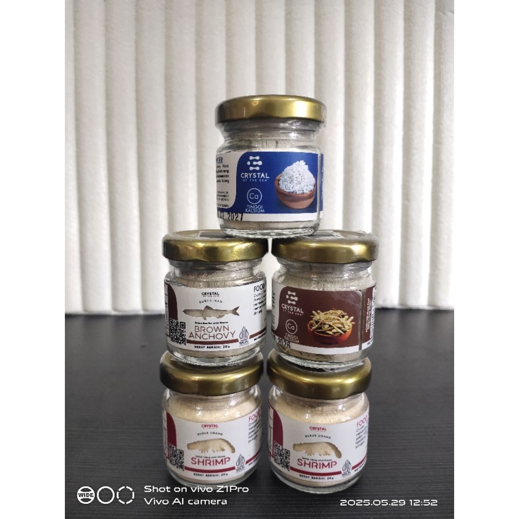 

Crystal of the sea brown anchovy