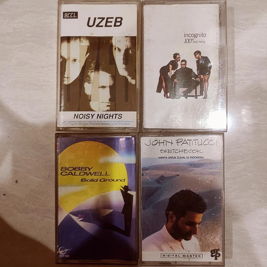kaset pita tape original uzeb incognito bobby Caldwell john patitucci