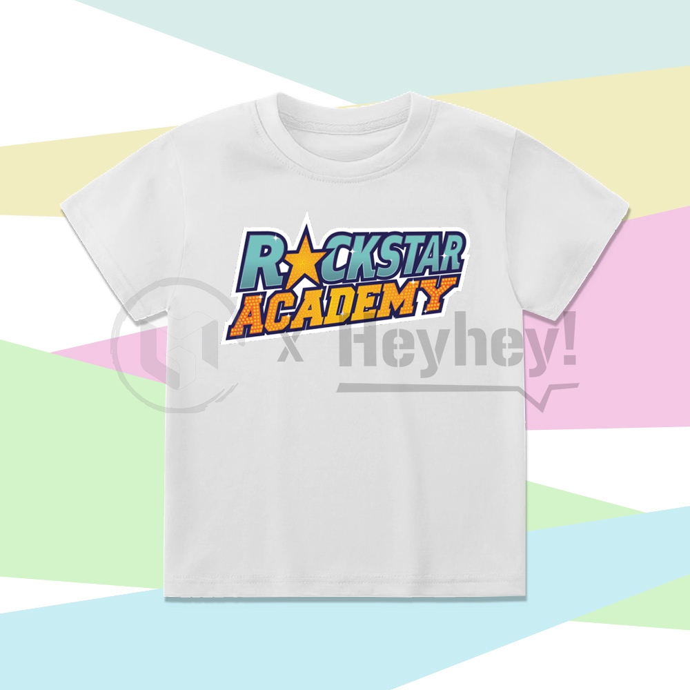BAJU ANAK KAOS ANAK SEKOLAH ROCKSTAR ACADEMY - GRATIS CETAK NAMA