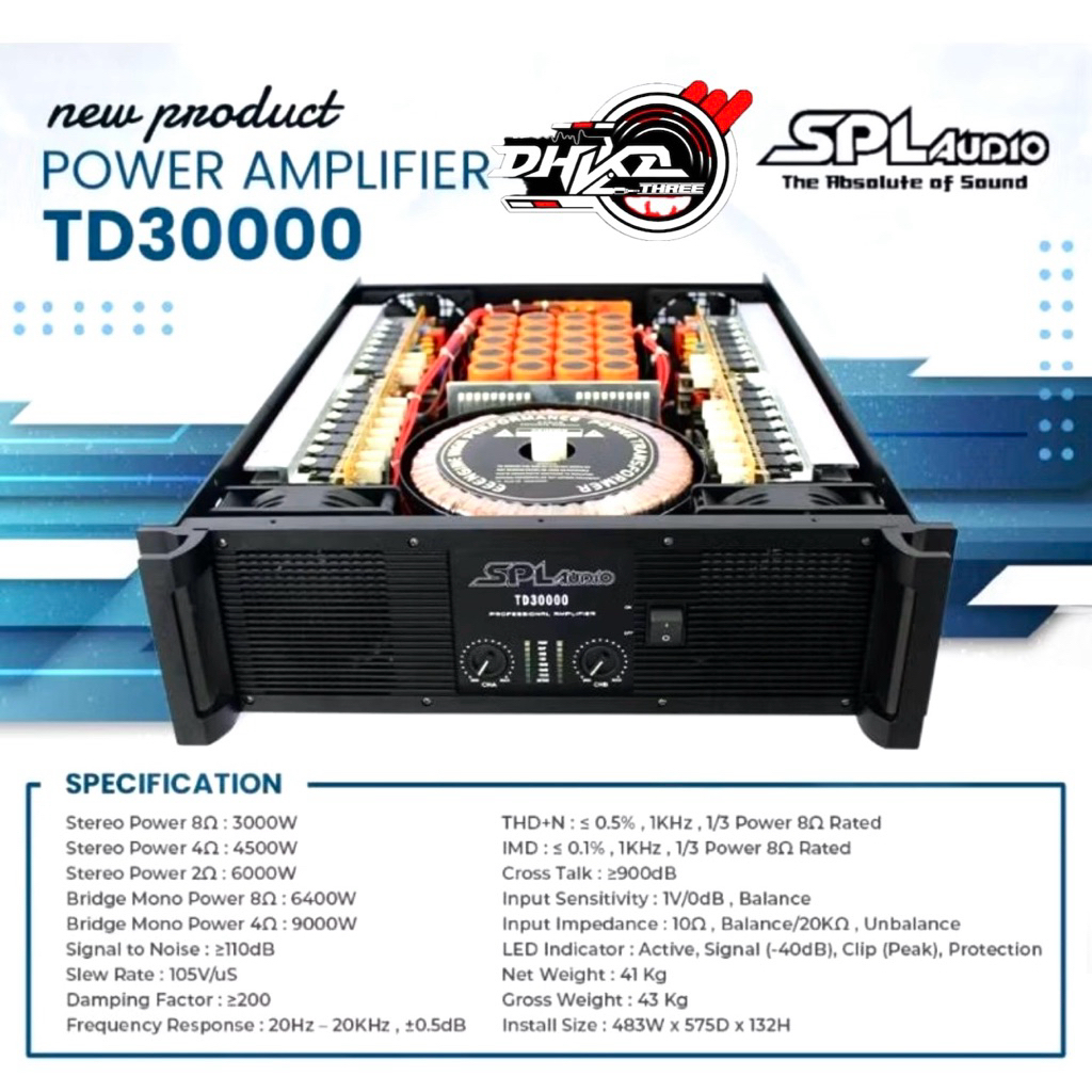 POWER SPL TD 30000 BARU CLASS TD / Power Amplifier SPL CLASS TD 30000 baru / Power Spl Audio Td 3000