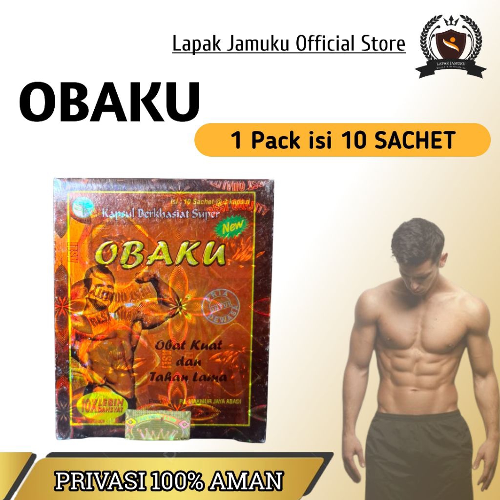 Kapsul Herbal Obaku Original  1 pack isi [ 10 Sachet ]