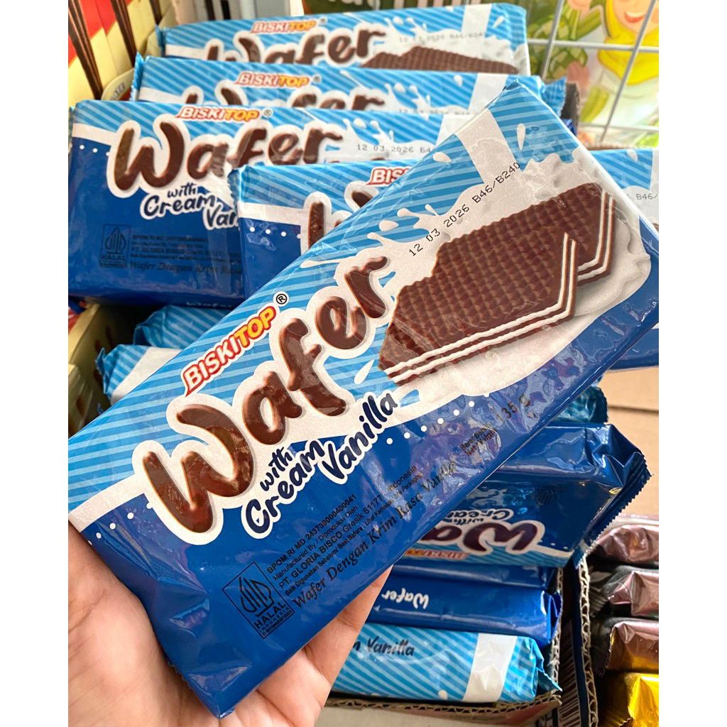 

BISKITOP WAFER CREAM VANILA 1 DUS 20 PCS