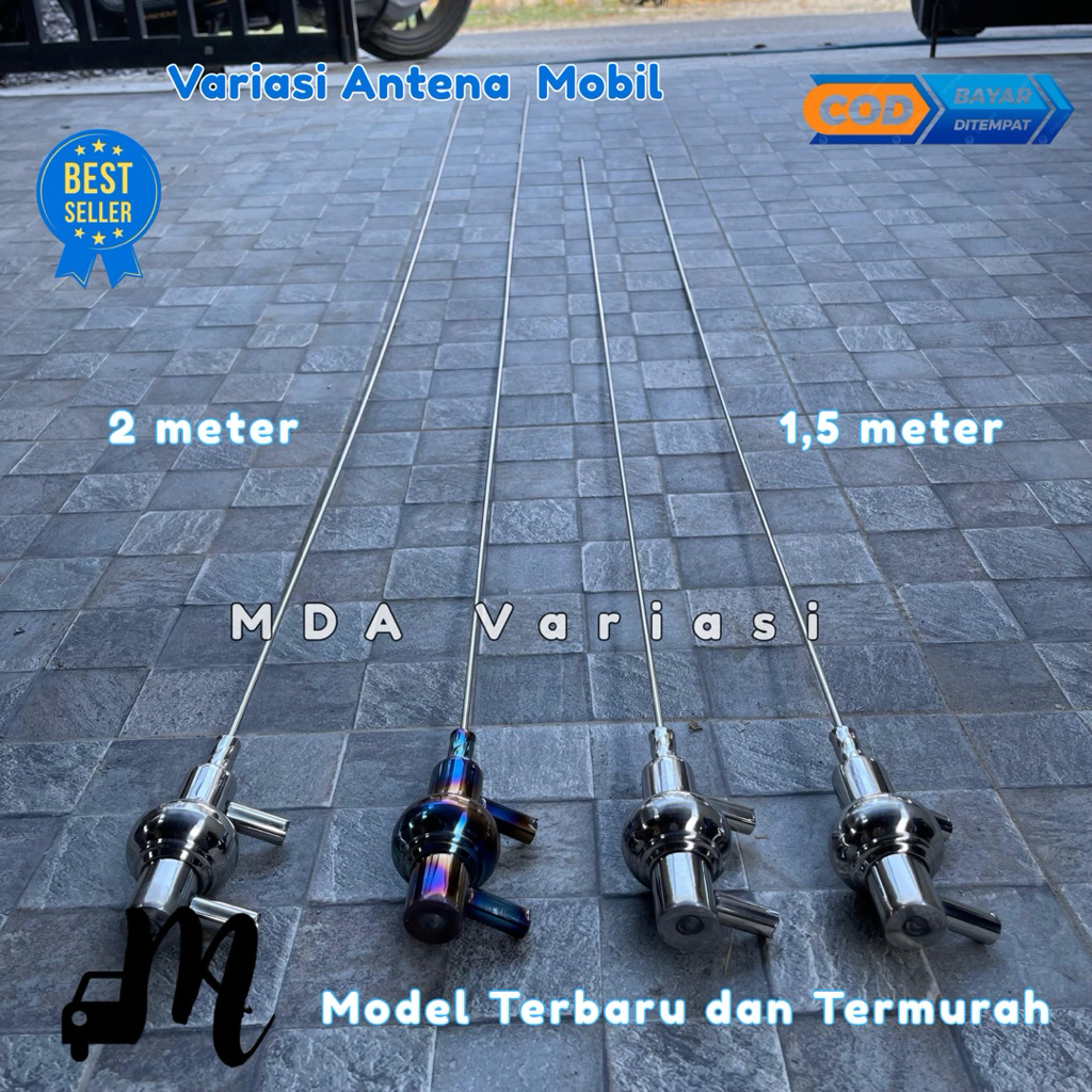 ANTENA BEMPER BISA COD (1,5 & 2METER) VARIASI ANTENA TRUCK,PICK UP,L300,CARRY,ELF DLL.