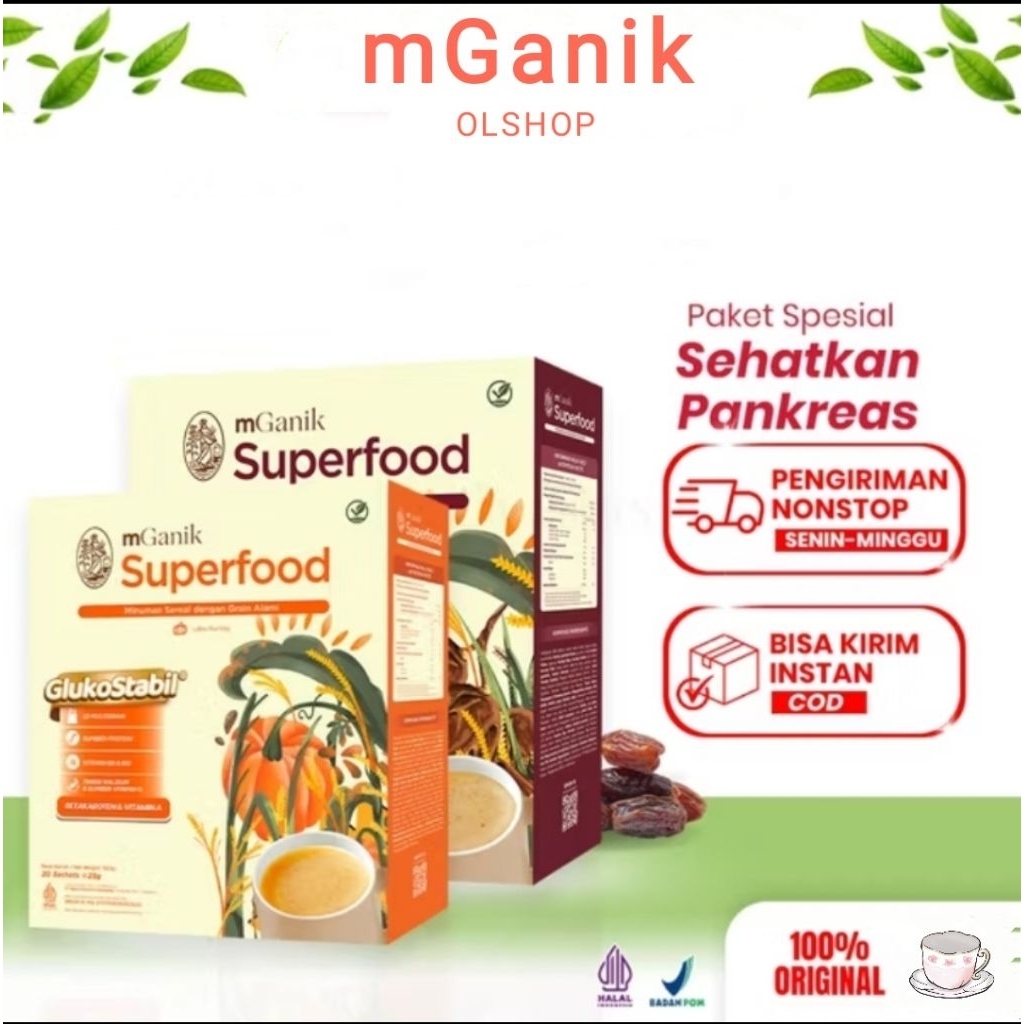 

MGANIK SUPERFOOD MULTIGRAIN 100% ORIGINAL