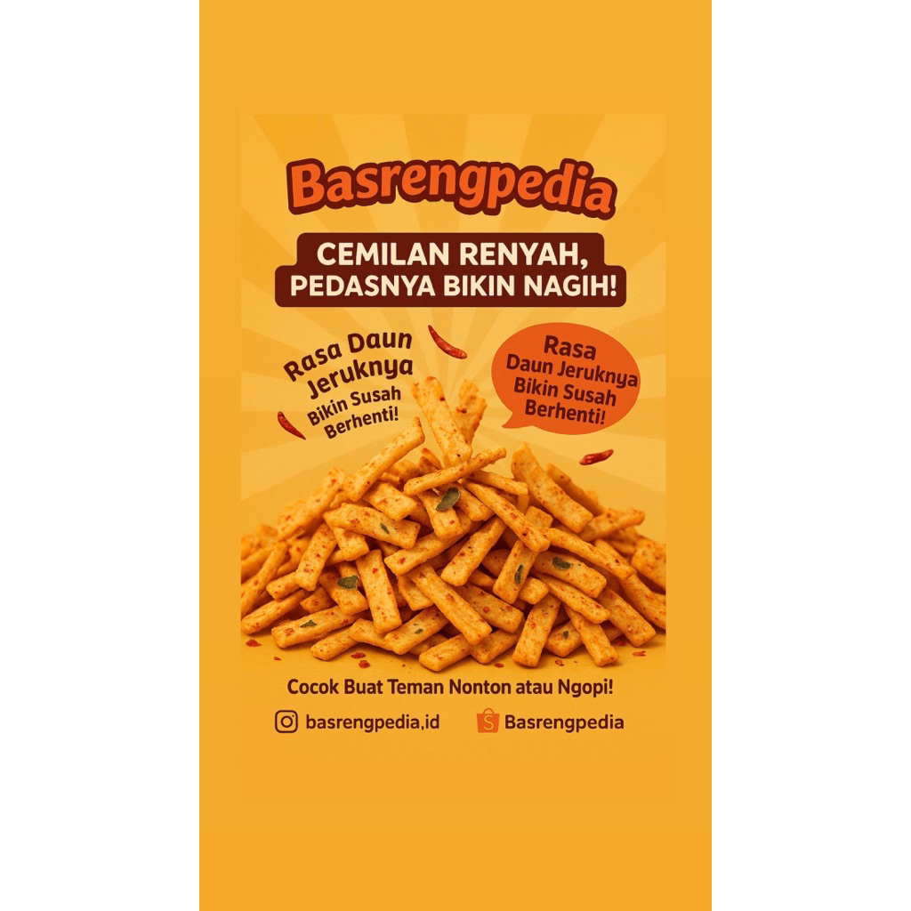 

Basreng pedas daun jeruk 250gr by Basrengpedia