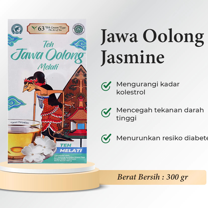 

Teh 63 Jawa Oolong Melati 300 gr