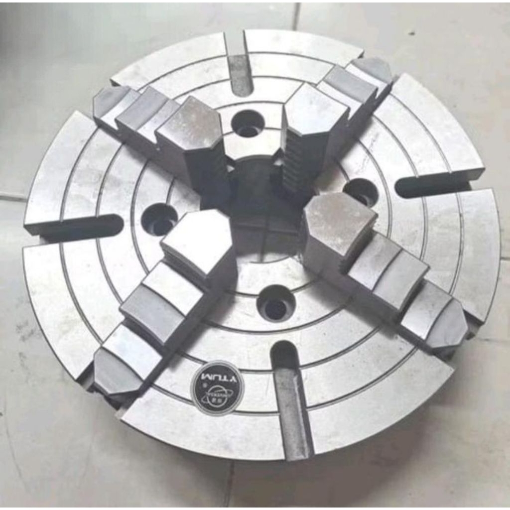 Claw Bubut 12" (4 Jaw) | Claw Bubut | Catok Kepala Bubut (Bola Dunia)