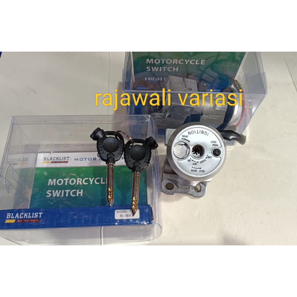 KUNCI KONTAK ANTI MALING BLACKLIST MOTOR YAMAHA NMAX MODEL BINTANG