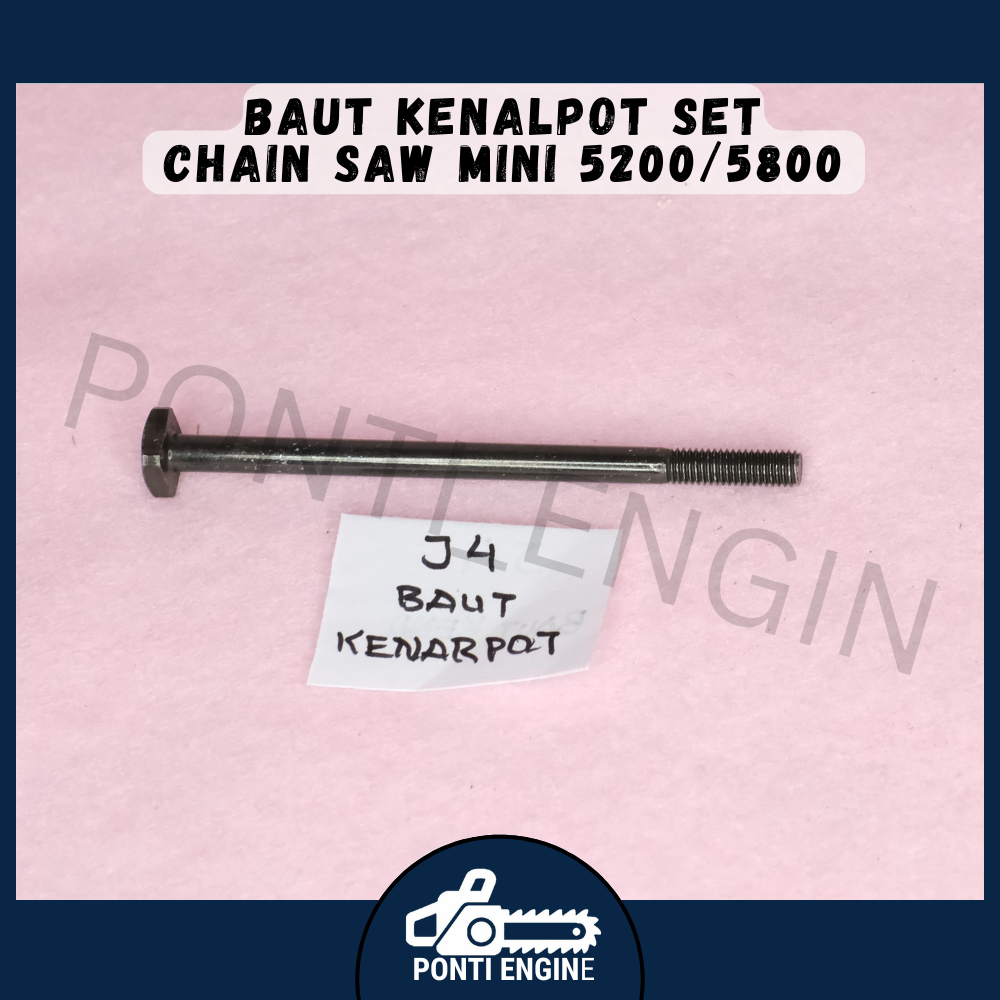 Baut Kenalpot Set Chain Saw Mini 5200/5800 (J4)