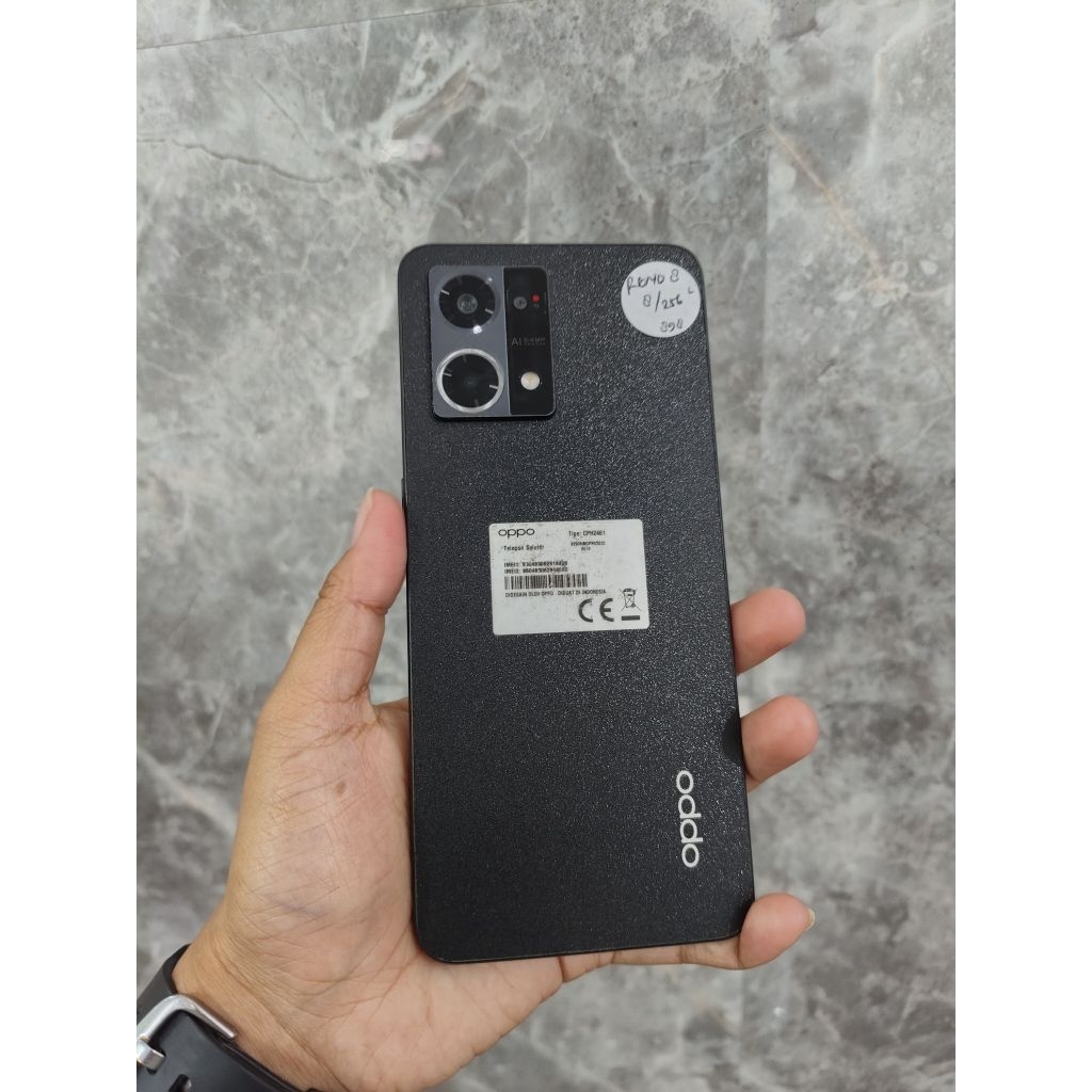 Oppo Reno8 8+3/256gb Second Original 100% Fulldus Casan Standar Kondisi Mulus