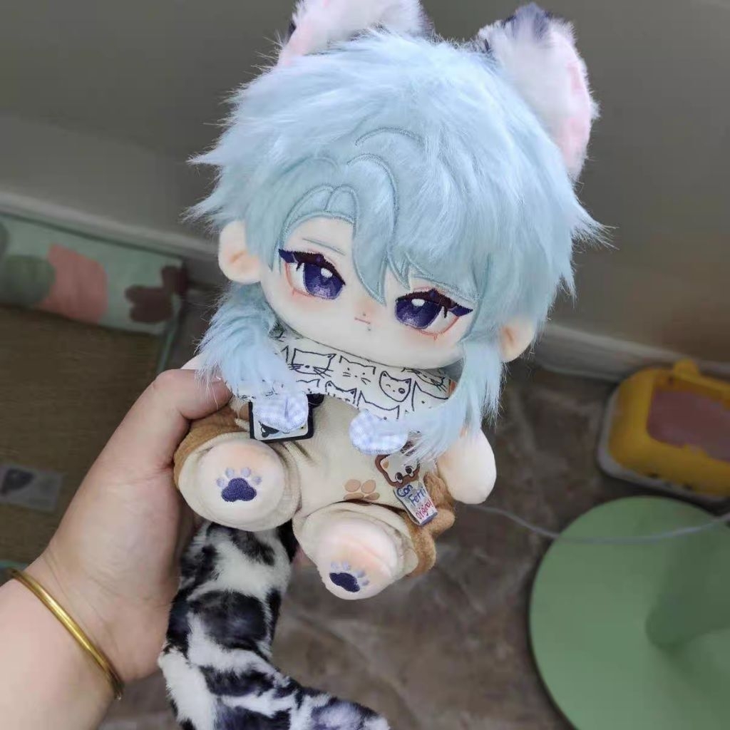 [PRE-ORDER]20CM Ayato Genshin Impact Game Anime Import Cute Plush Nude Doll Toys Gift Merchandise Bo