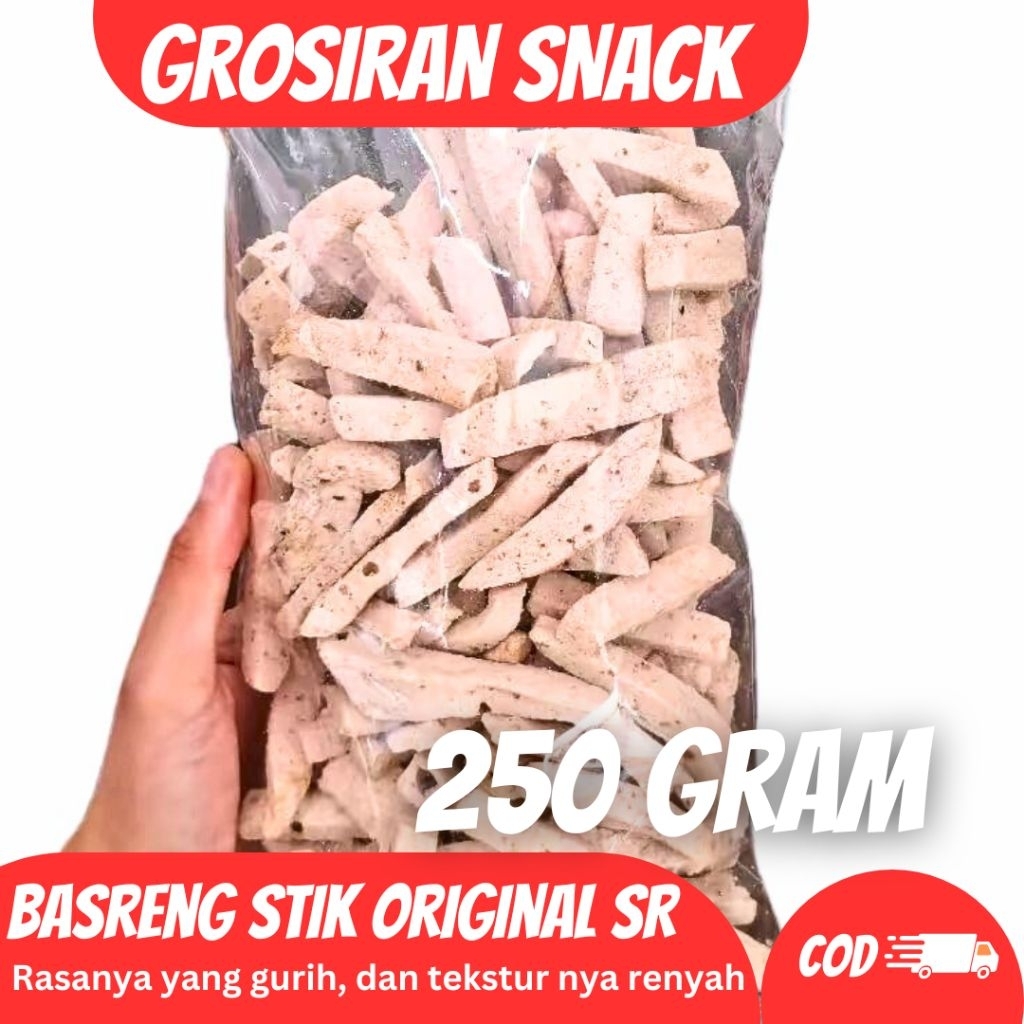 

(250 GRAM) BASENG STIK ORIGINAL DAUN JERUK SR / BASRENG VIRAL / BASRENG KEKINIAN