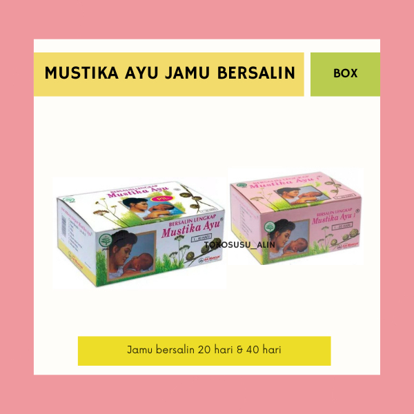 MUSTIKA AYU JAMU & PIL BERSALIN 20 HARI / JAMU BERSALIN LENGKAP 40 HARI AIR MANCUR