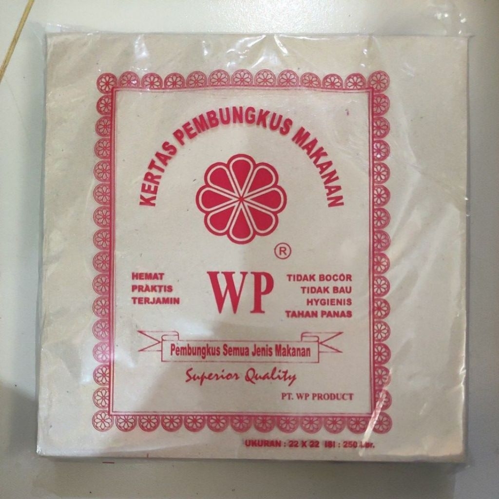 Kertas Makan WP 22x22