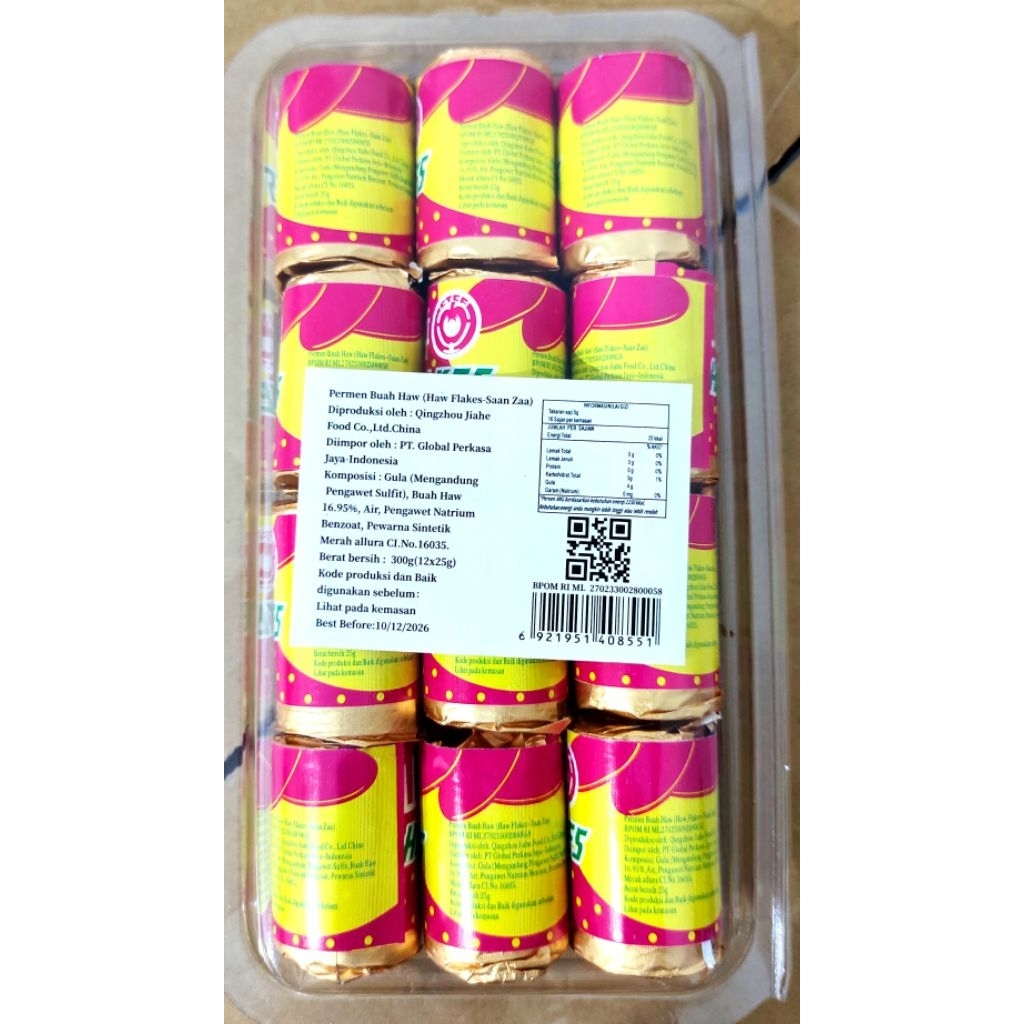 

MANISAN BUAH HAW FLAKES 270GR