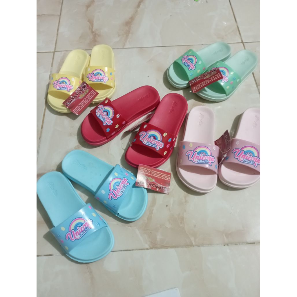 sandal anak perempuan 4-7 tahun sandal selop anak sandal anak new era