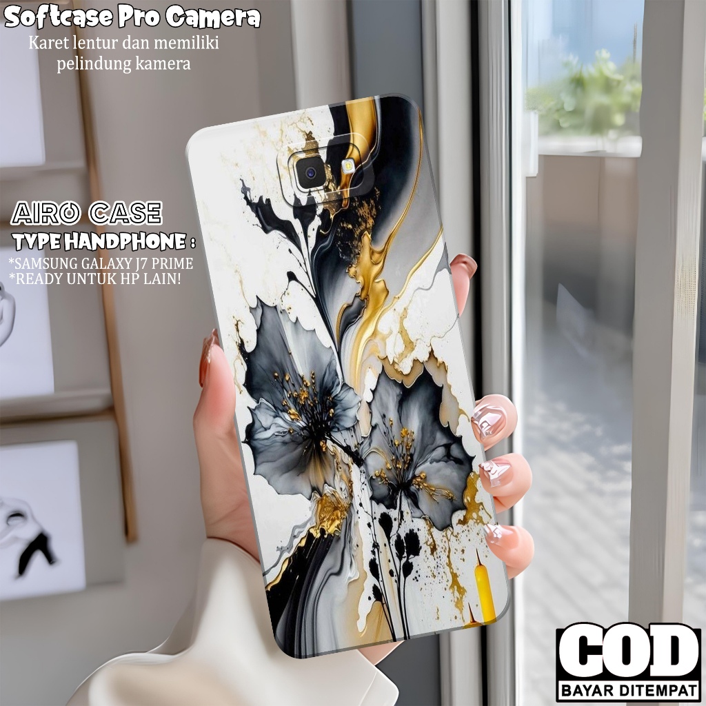 Case SAMSUNG GALAXY J7 PRIME - Softcase SAMSUNG GALAXY J7 PRIME - Fashion Case ABSTRAK - Casing SAMS