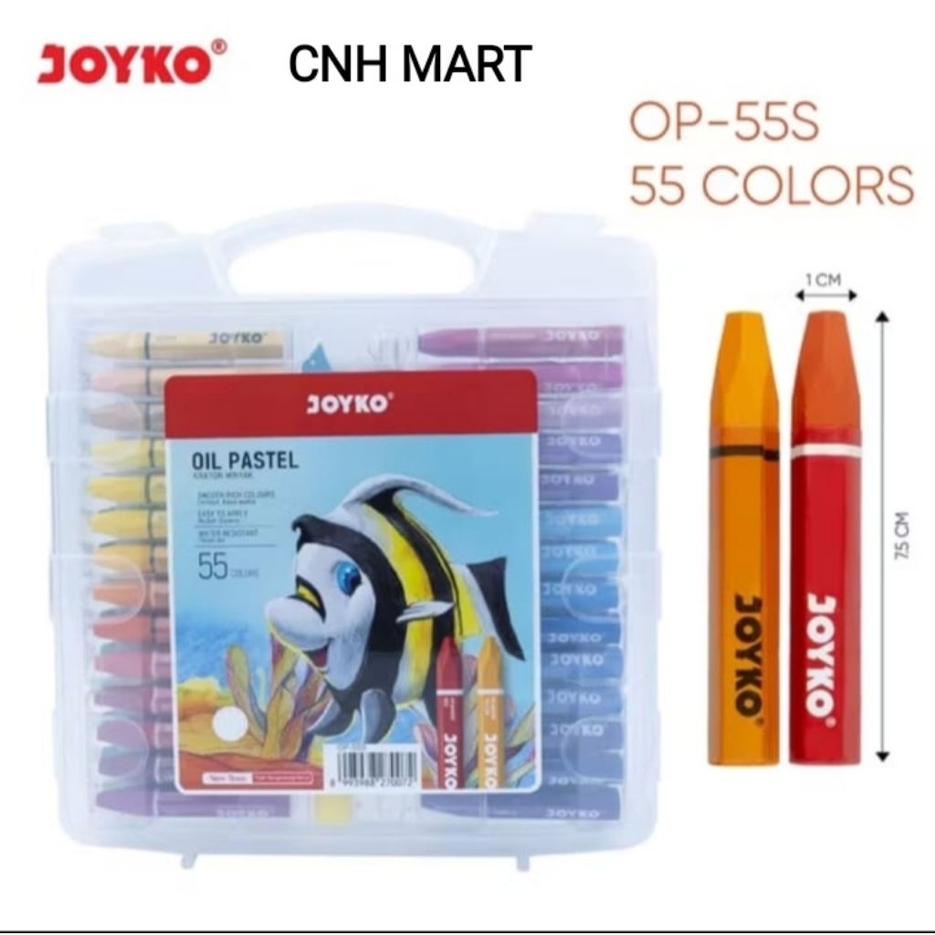 

Crayon JOYKO Oil Pastel - 55S Warna - Crayon JOYKO 55 Warna