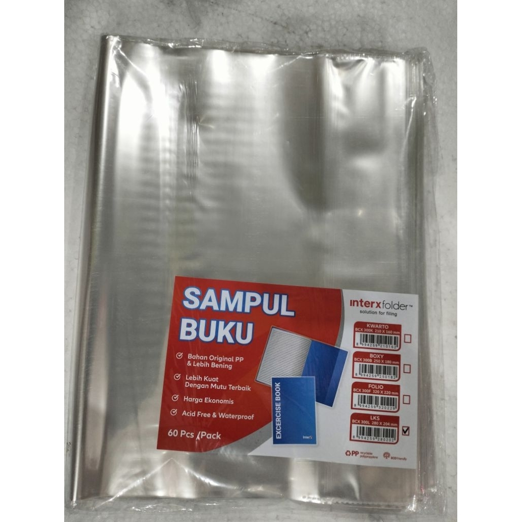 

SAMPUL PLASTIK LKS 60L MERK INTER X FOLDER
