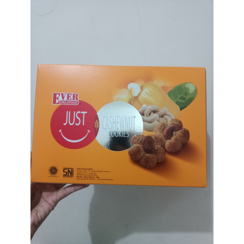

PROMO EVER DELICIUS JUST CASHEW NUT COOKIES 150GR