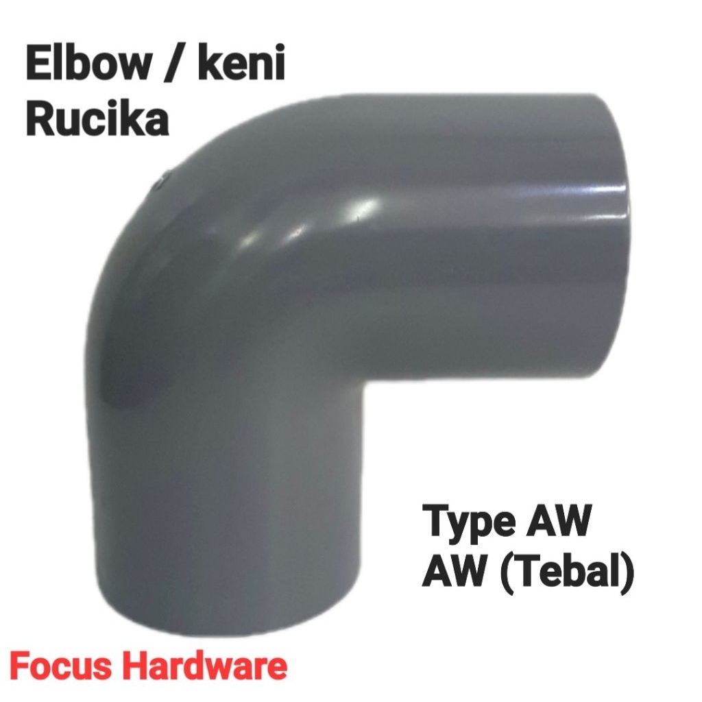 Elbow / keni / L (AW) 2 1/2" / 2.5 inch Sambungan Pipa Rucika