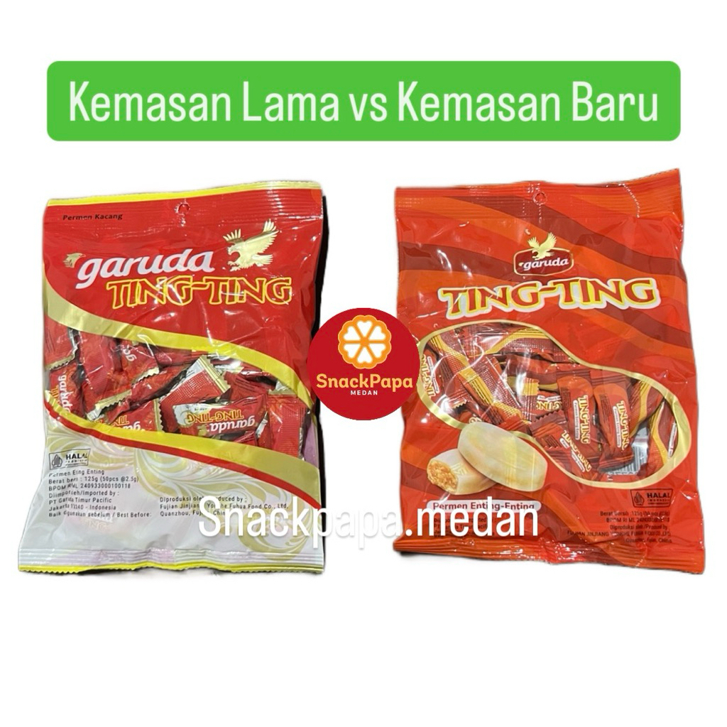 

PERMEN KACANG GARUDA TING TING [ 1 BUNGKUS ISI 50 PCS @2.5G ] | GARUDA TING-TING | GARUDA TING TING PERMEN KACANG