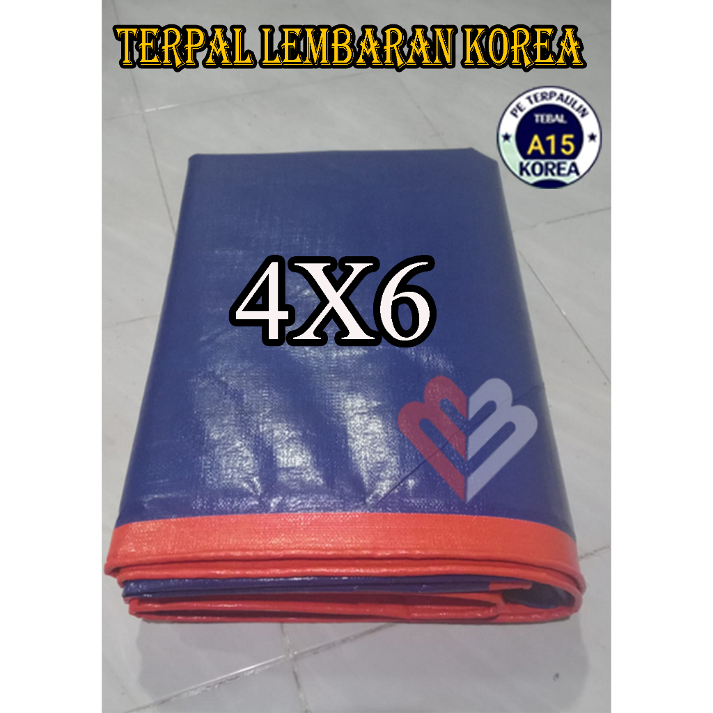 TERPAL LEMBARAN A15 UKURAN 4x6