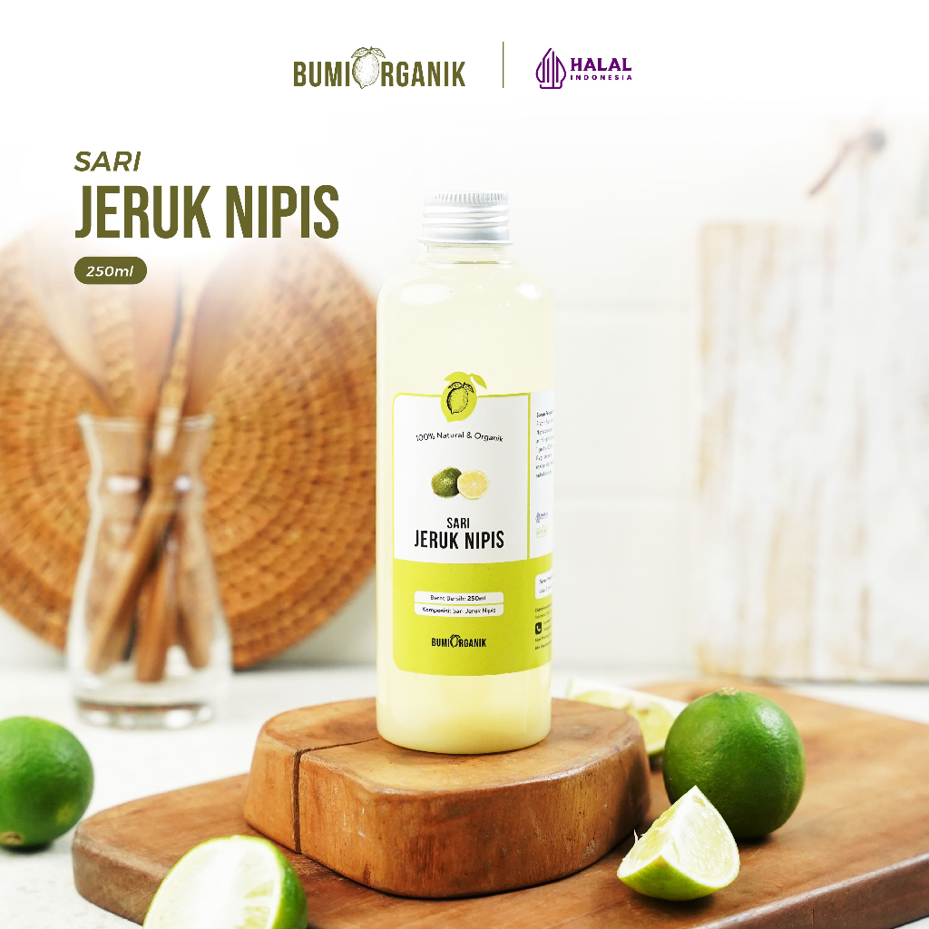 

SARI JERUK NIPIS MURNI ASLI 100% 250ML BUMI ORGANIK / JERUK PERAS / JERUK NIPIS PERAS MURNI / SARI LEMON MURNI 100% / NIPIS MADU / MINUMAN JERUK NIPIS / JENIPER JERUK NIPIS PERAS KUNINGAN / NUTRILOGY OFFICIAL BEORGANIK NUTRIFARM DARI BUMI