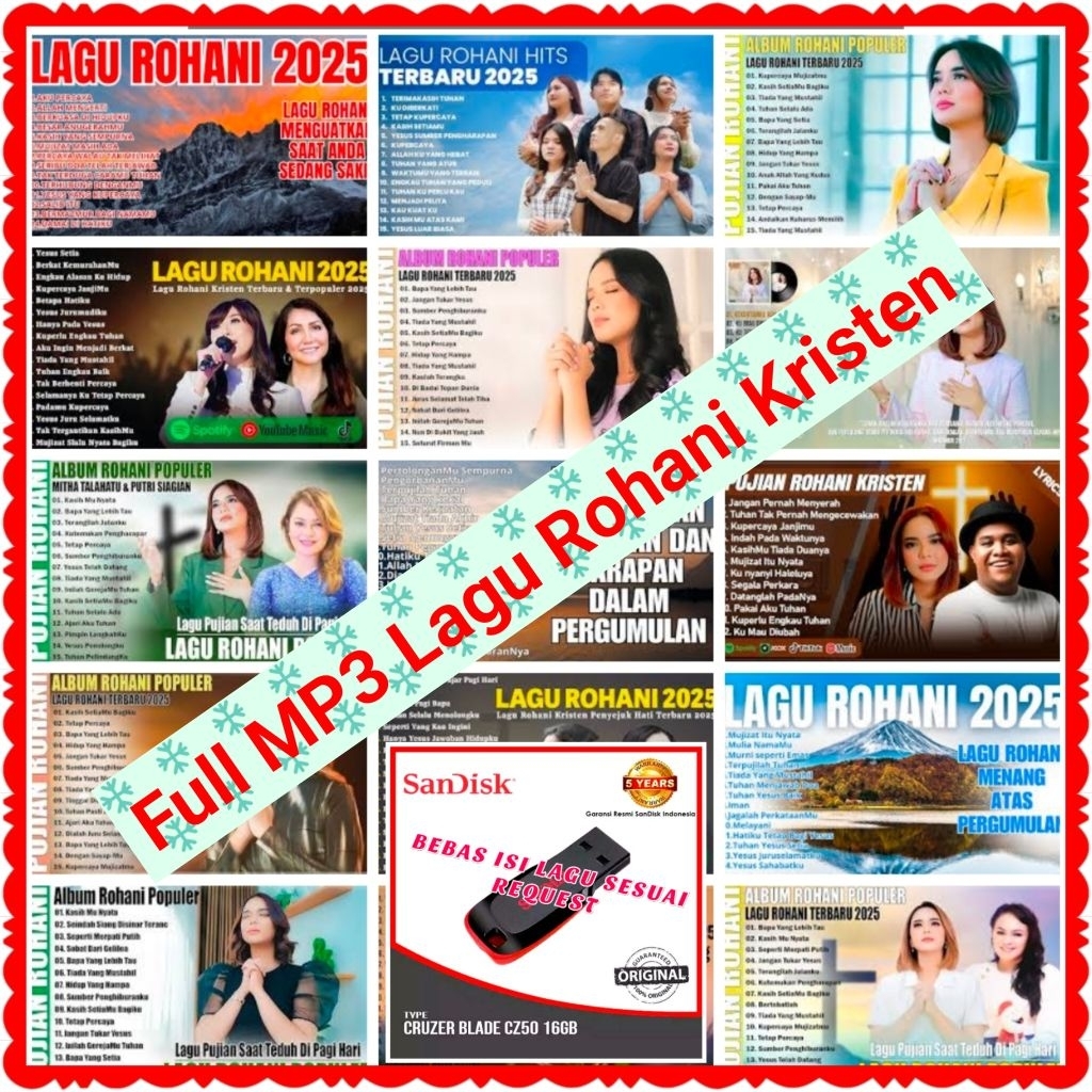USB LAGU BUAT MOBIL-USB LAGU UNTUK MOBIL ROHANI KRISTEN TERBARU
