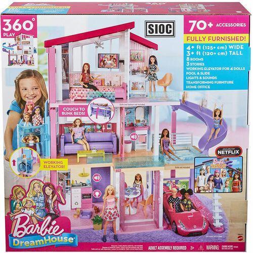 Barbie Dreamhouse Dollhouse Rumah Barbie Dream House - DreamHouse 75+
