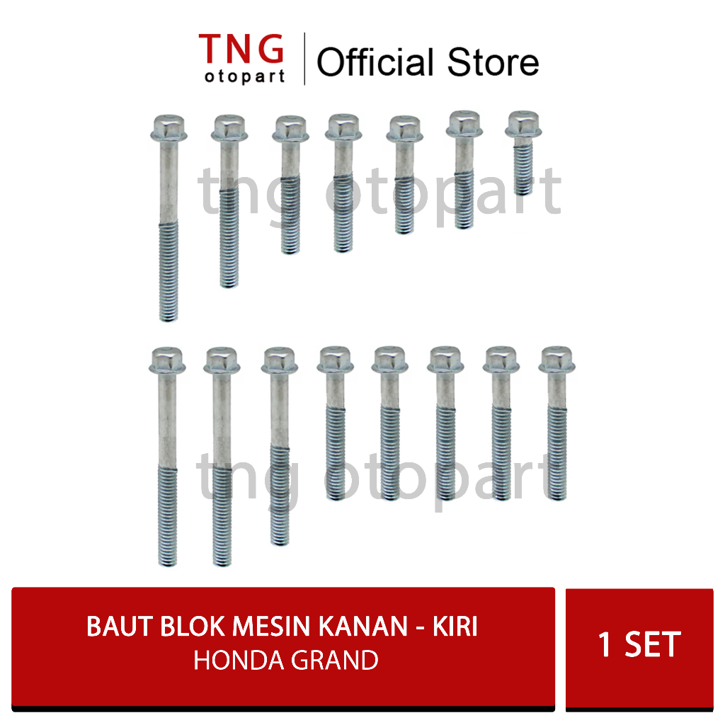 Baut Blok Mesin Honda Grand / Baut Blok Mesin Kanan Kiri Honda Grand