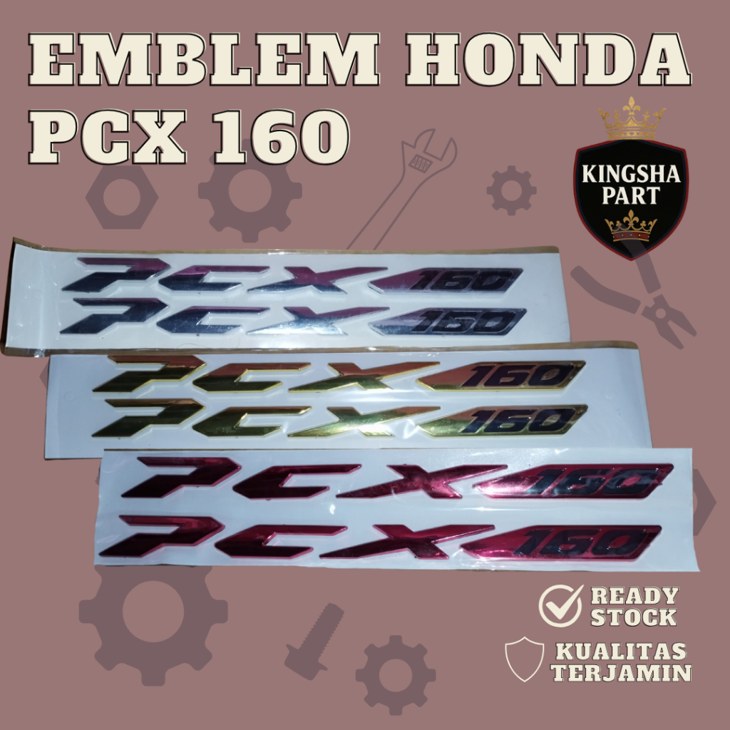 Emblem Timbul Tulisan PCX 160 Logo Stiker PCX 160 Emblem Sticker PCX 160 Logo Timbul PCX 160