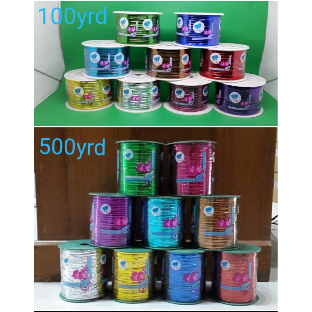

Kawat Metalik/Pita Kawat/Pita Souvenier/Ukuran 500y