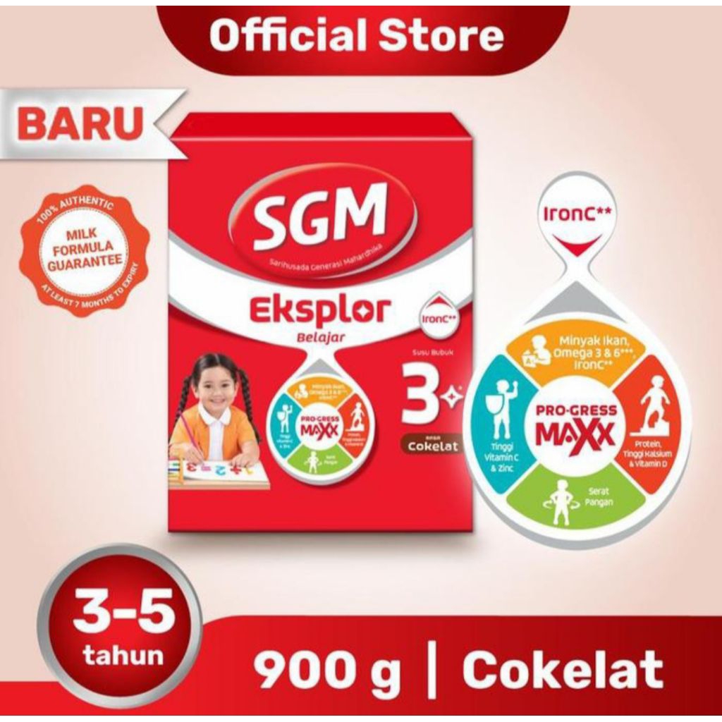 

SGM Eksplor 3 Plus (Coklat) 900 gram